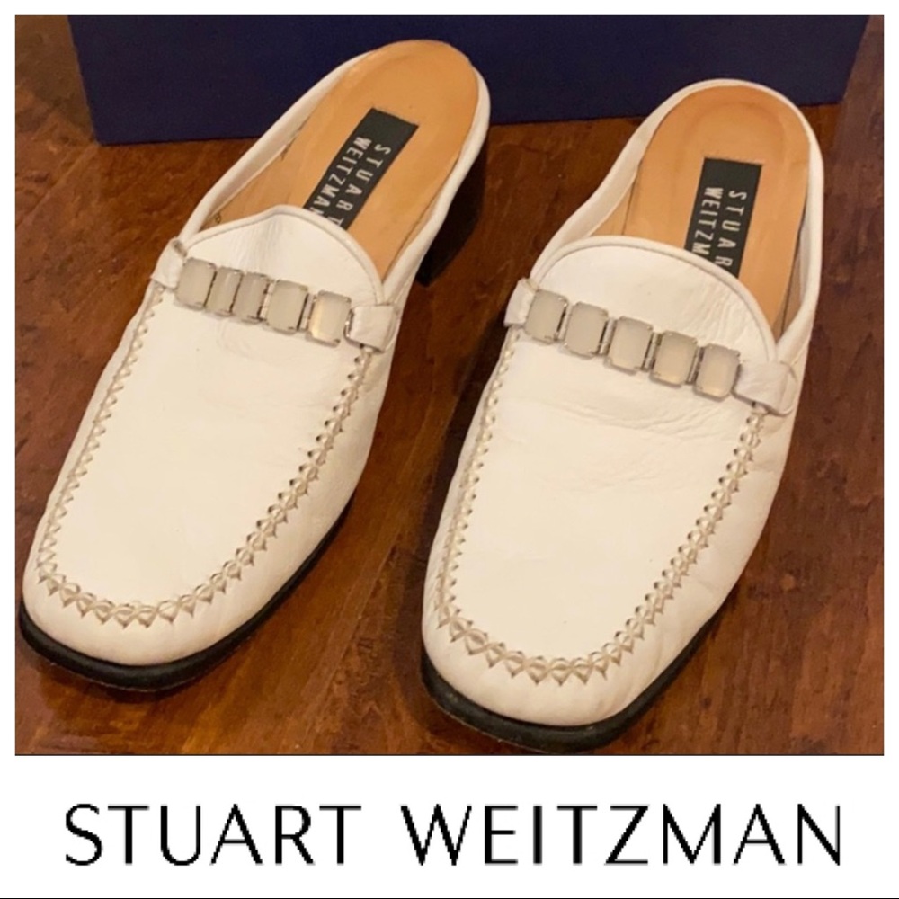 Stuart Weitzman Lali Deerskin Mules